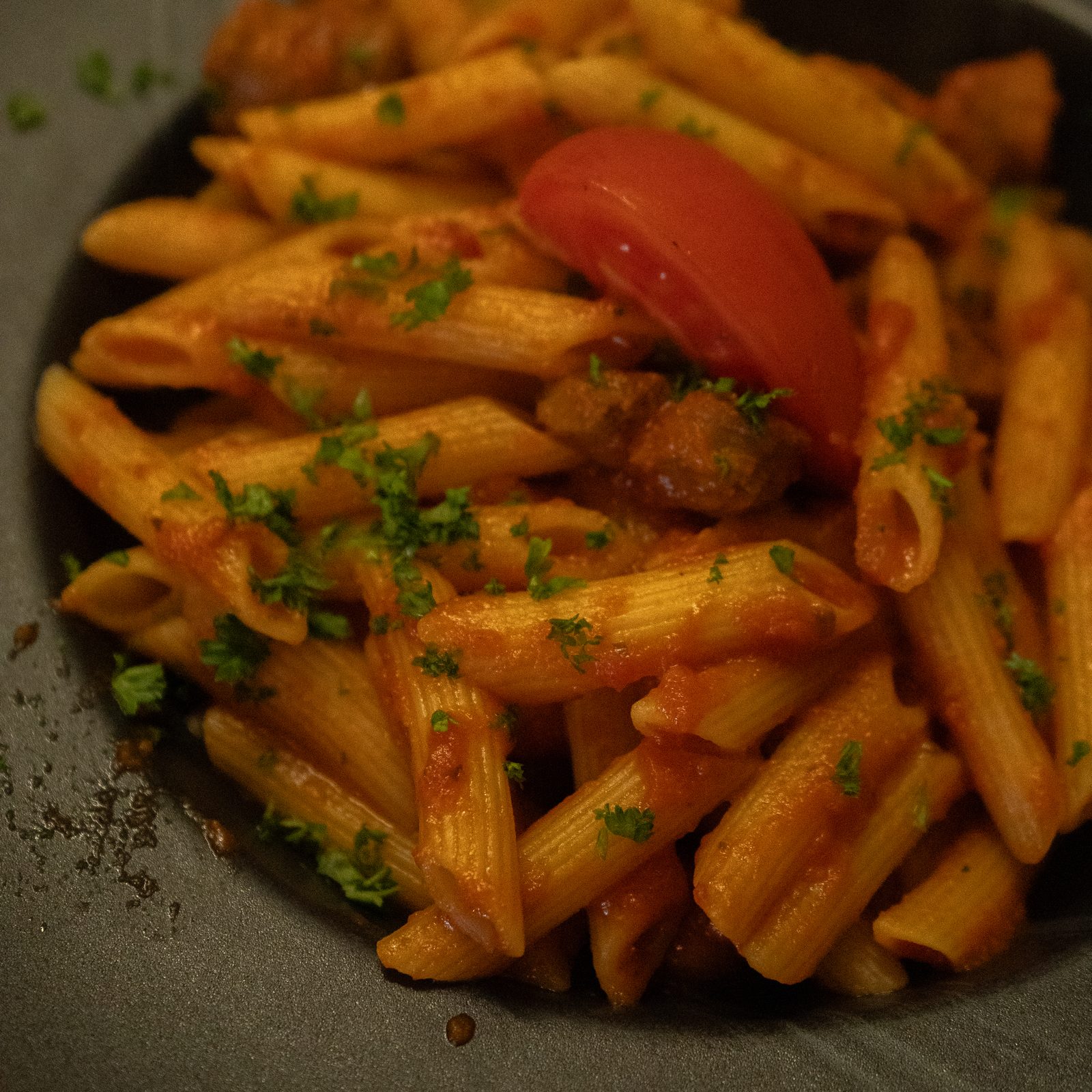 Penne à la sauce tomate maison